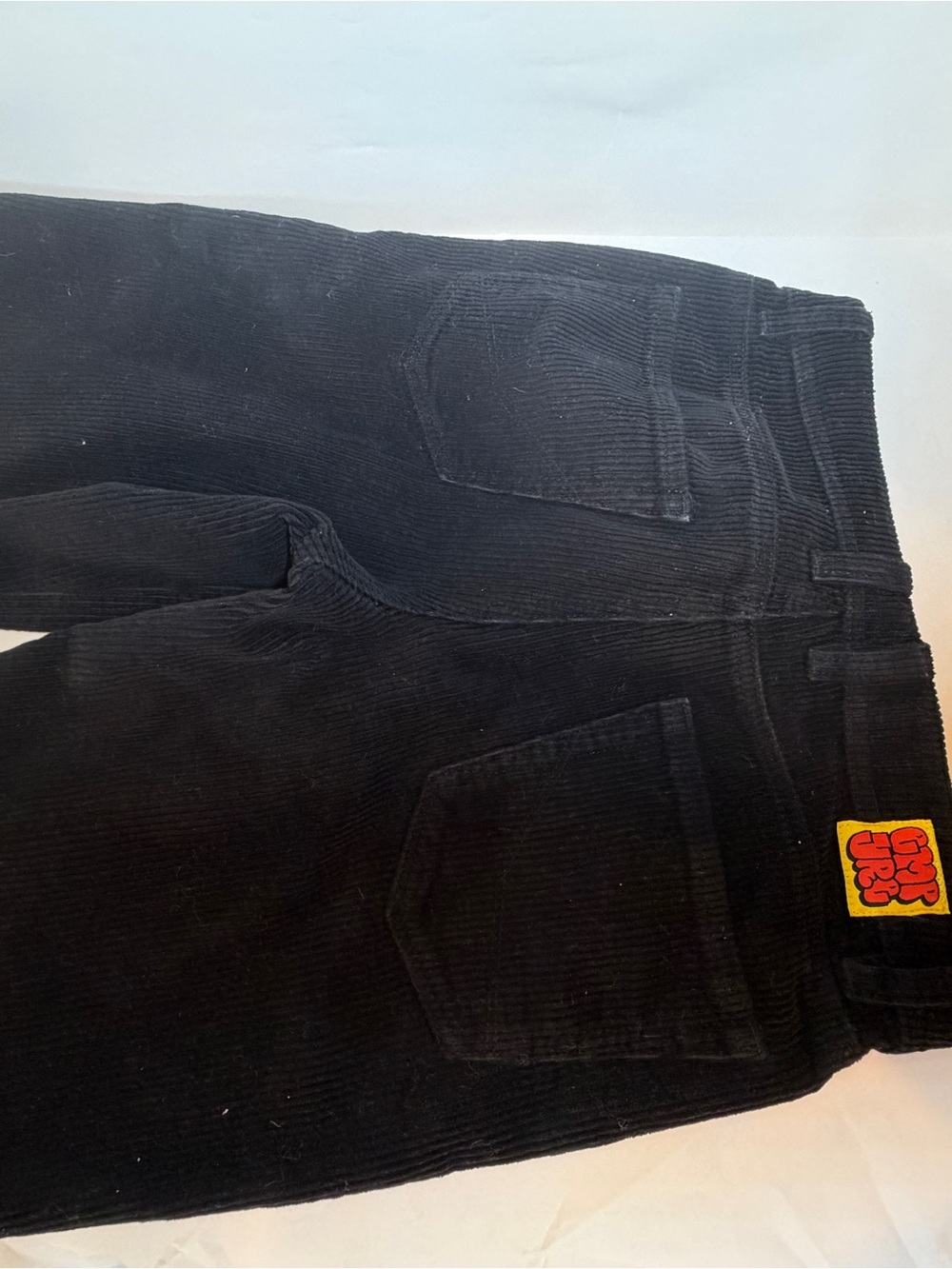 Empyre Black Corduroy Kids Relaxed Bottoms